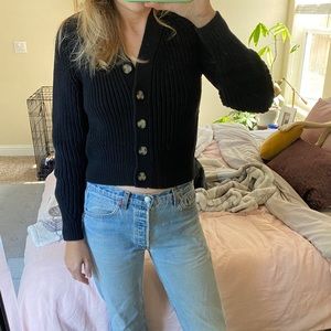 🌿Everlane Textured Cotton Cardigan